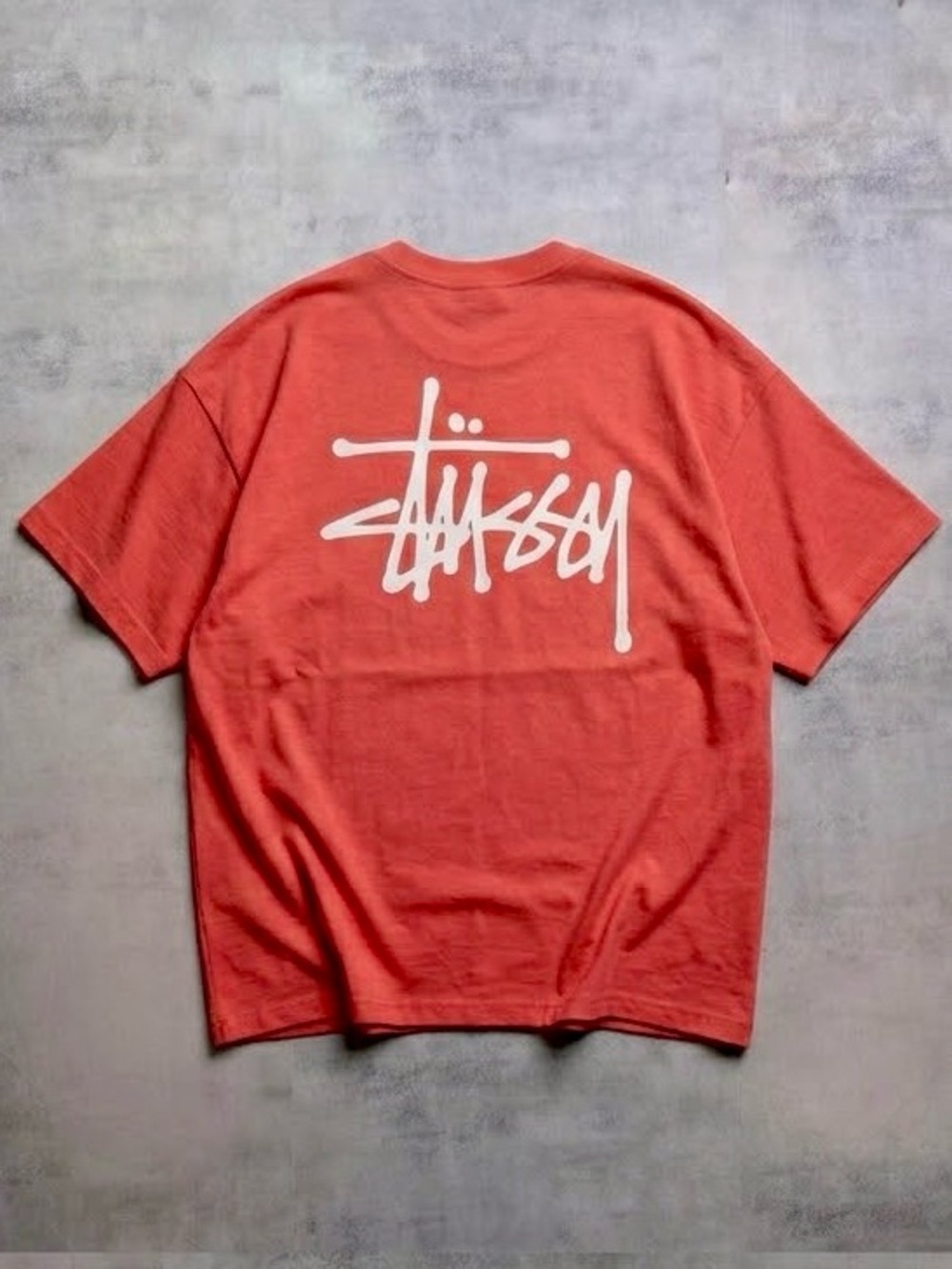 🆕 STUSSY stock logo T Shirt Stüssy Basic Tee Archived Color Way Pepper 2XL